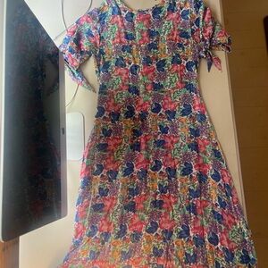 Faithfull the Brand Multicolor Floral Dress